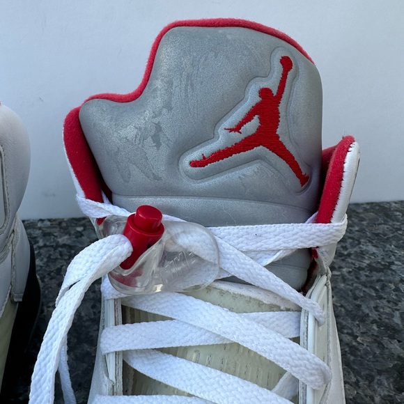Nike Air Jordan 5 Retro Fire Red (2020) White Shoe Men\'s Size 12 DA1911-102 main image 12